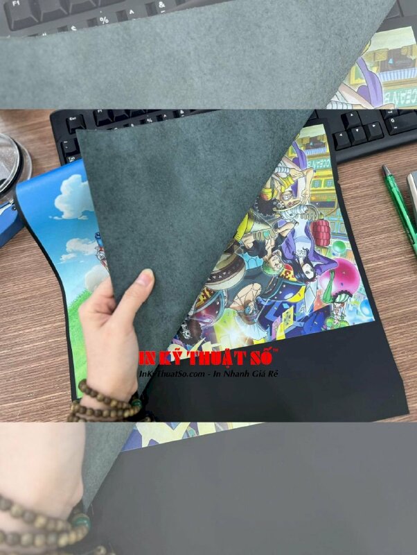 In UV trên simili hình One Piece theo yêu cầu - INKTS249