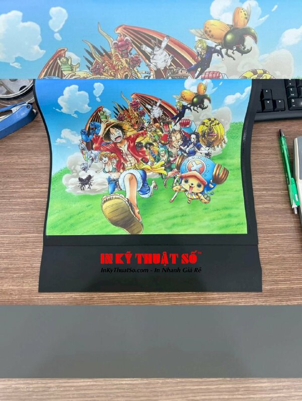 In UV trên simili hình One Piece theo yêu cầu - INKTS249