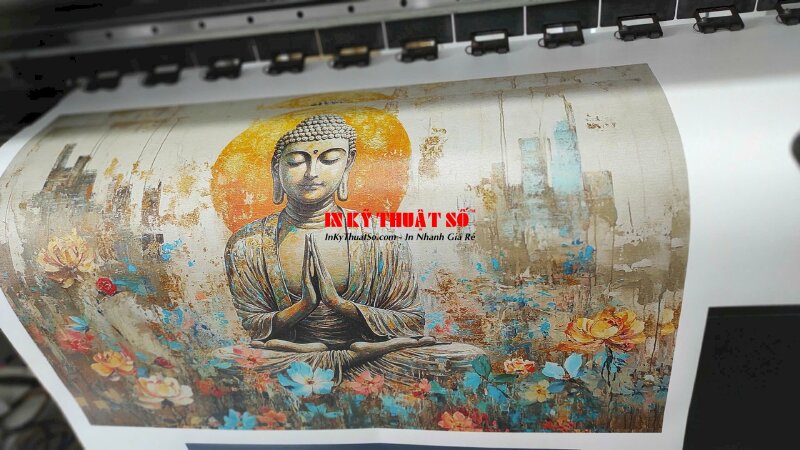In tranh Canvas Phật giáo - In Kỹ Thuật Số Since 2006