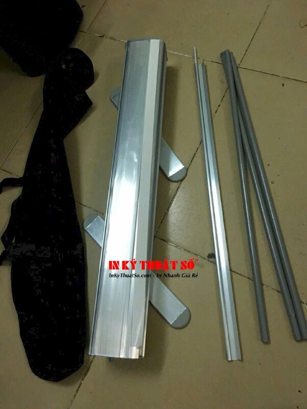 Chân Cuốn Nhôm mỏng 60cm x 160cm màu nhôm - INKTS52