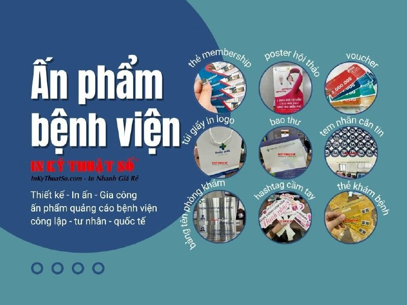Dịch vụ in ấn cho bệnh viện: công lập - tư nhân - quốc tế