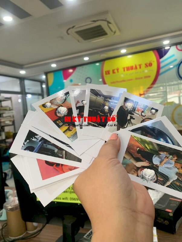 In ảnh polaroid Bình Thạnh, in ảnh giấy B300gsm cán bóng - INKTS3279