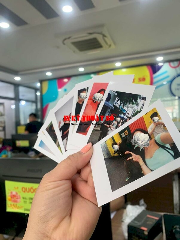 In ảnh polaroid Bình Thạnh, in ảnh giấy B300gsm cán bóng - INKTS3279