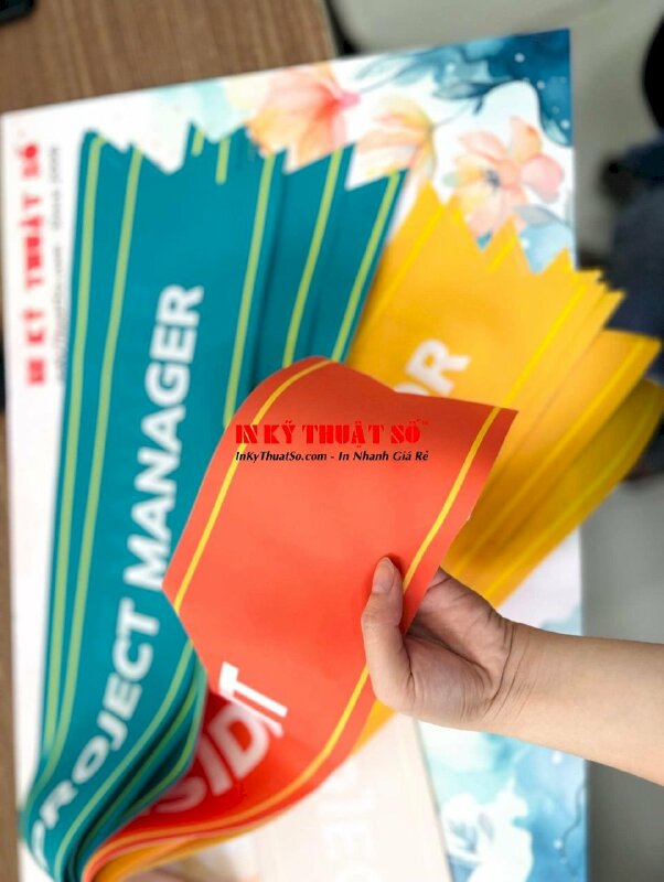 In băng đeo chéo chức danh Hội đồng Học sinh Trường Phổ thông Song ngữ Quốc tế - INKTS860
