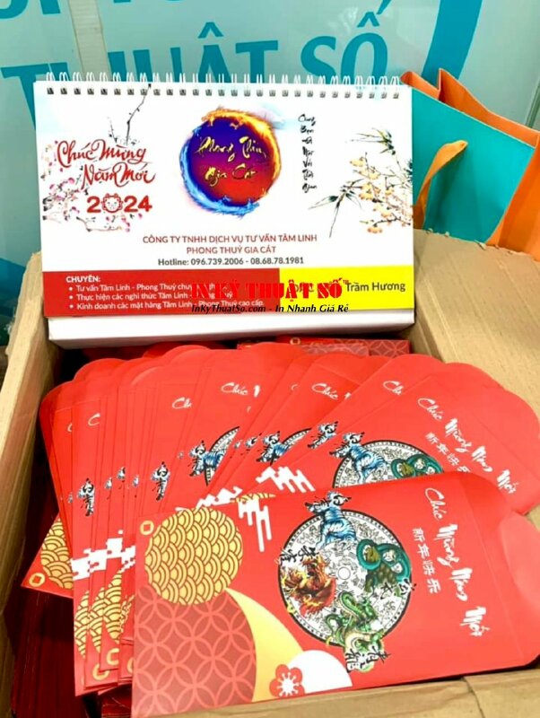 In bao lì xì logo shop, công ty, hội nhóm - INKTS212