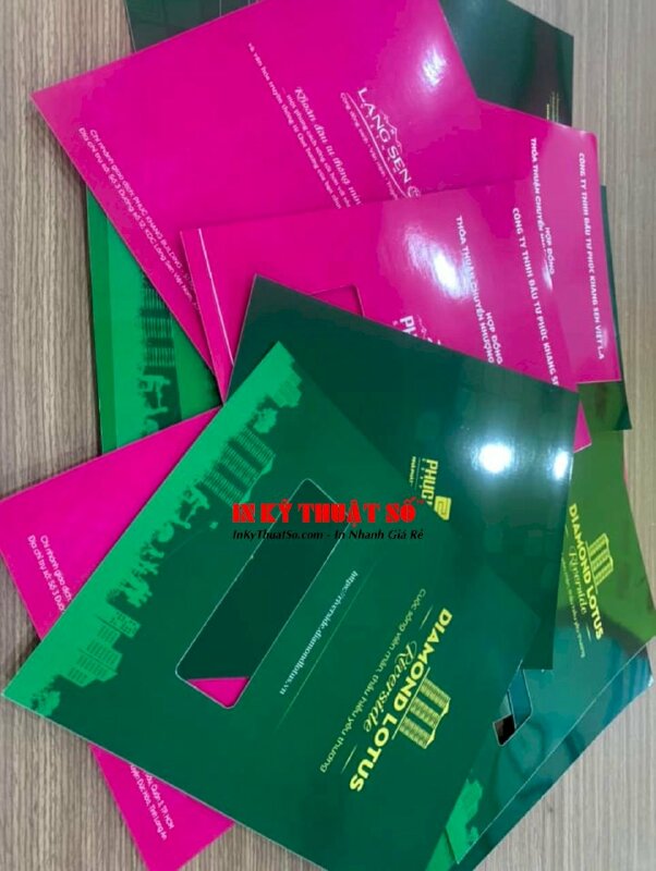In bìa hồ sơ hợp đồng chuyển nhượng đất, in giấy bìa cứng A4 cho công ty bất động sản - INKTS1059