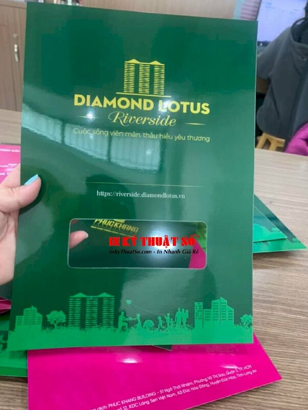 In bìa hồ sơ hợp đồng chuyển nhượng đất, in giấy bìa cứng A4 cho công ty bất động sản - INKTS1059