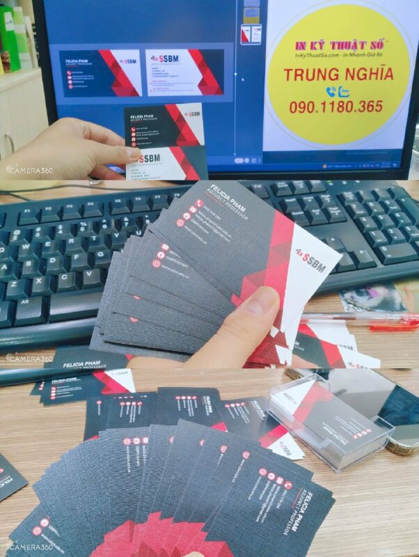 In danh thiếp giấy mỹ thuật nhũ bạc, in card visit trợ giảng, giảng viên thỉnh giảng Adjunct Professor - INKTS841