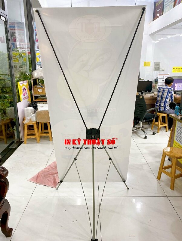 In Standee sự kiện chân X, PP dầu, cán mờ 1 mặt - INKTS392