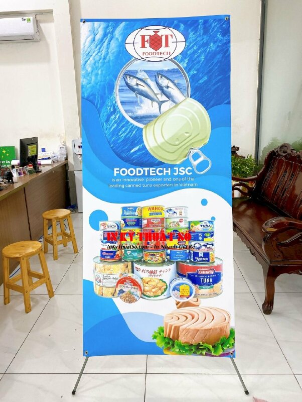 In Standee sự kiện chân X, PP dầu, cán mờ 1 mặt - INKTS392