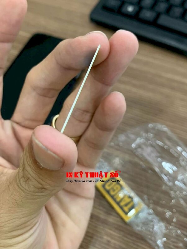 In tag kim loại gắn Ampli audio transformer biến áp nguồn - INKTS853