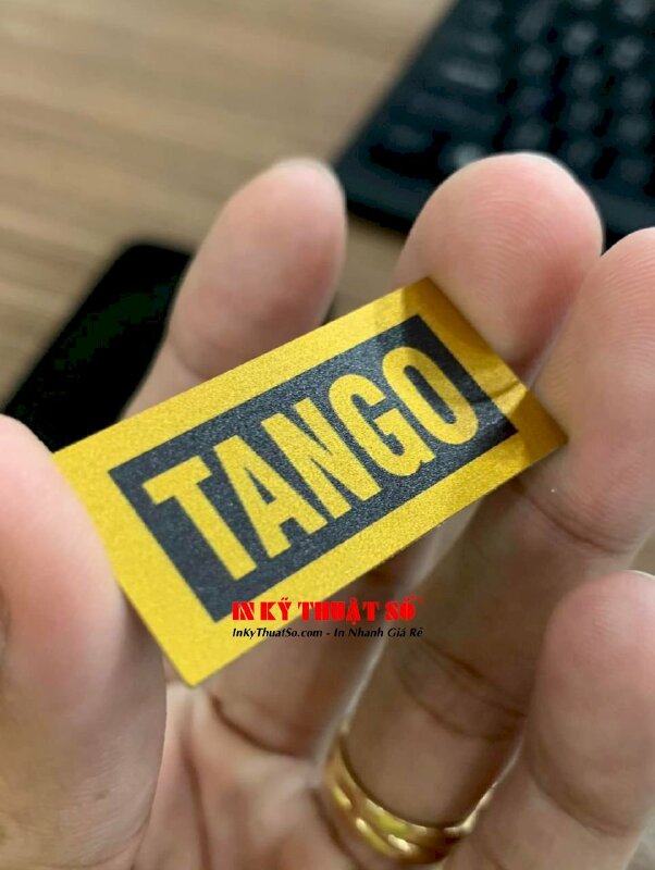 In tag kim loại gắn Ampli audio transformer biến áp nguồn - INKTS853