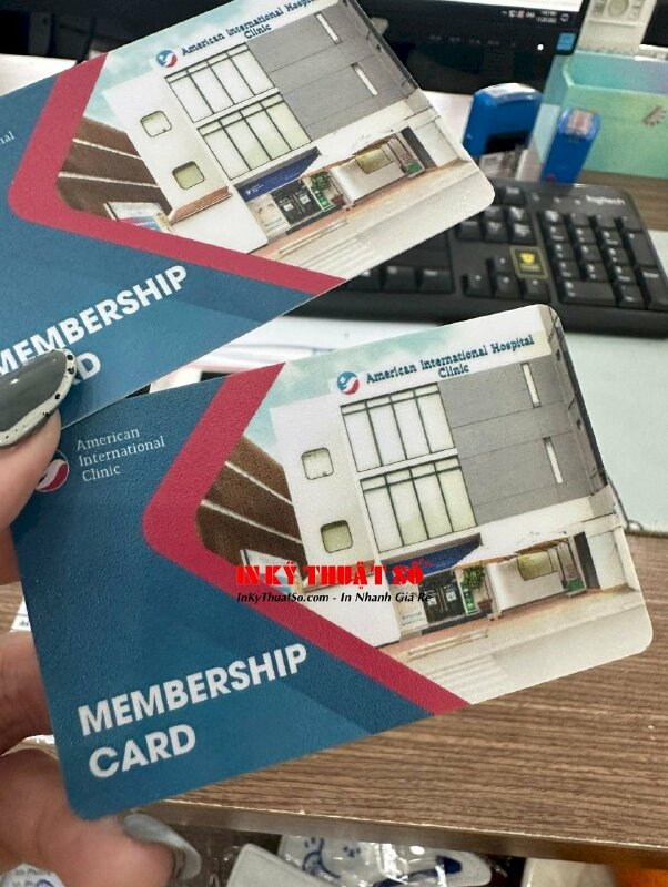 In thẻ Membership Card cho bệnh viện quốc tế - INKTS562