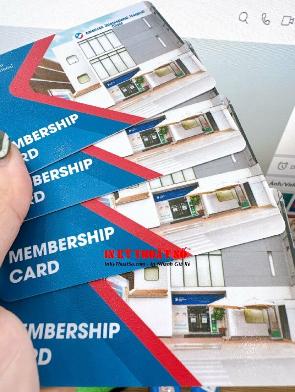In thẻ Membership Card cho bệnh viện quốc tế - INKTS562
