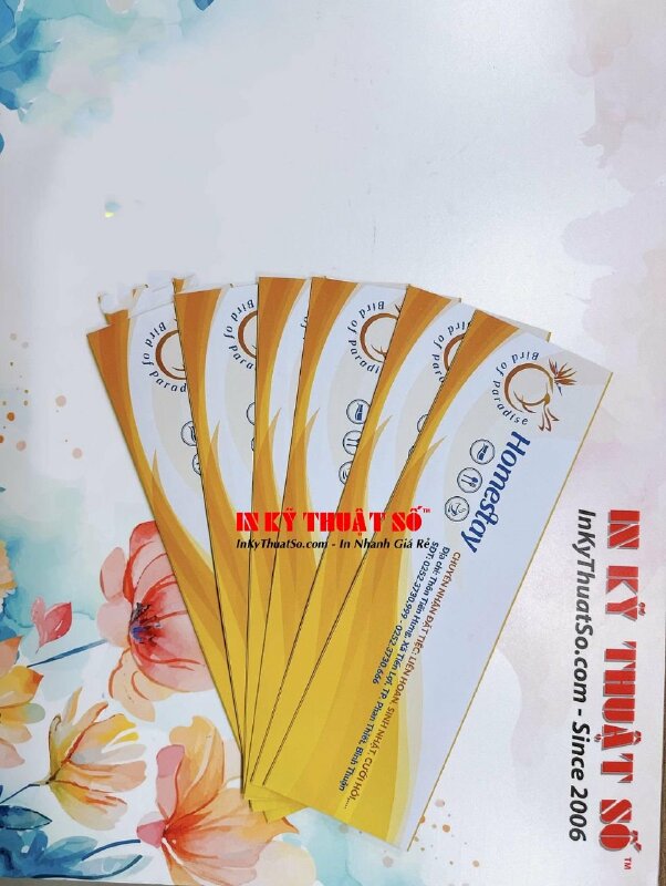 In vỏ bao đũa nhà hàng, in bao đũa homestay - INKTS1053