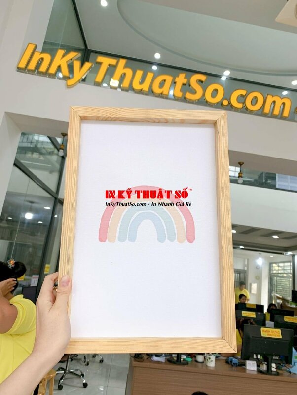 Bộ 3 tranh Formex đóng khung gỗ Rainbow, Sun, Rain - INKTS903
