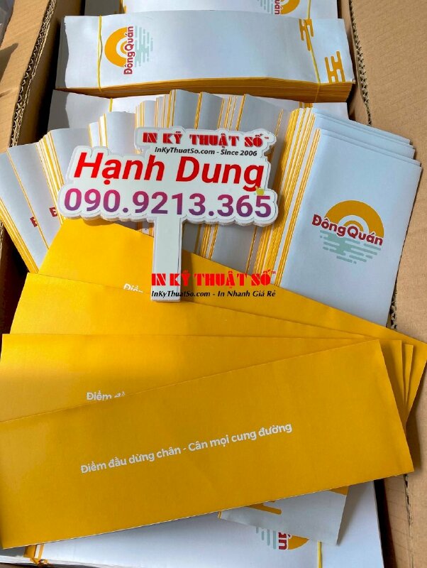 In bao đũa nhà hàng, bao giấy đựng đũa muỗng nhà hàng - INKTS578