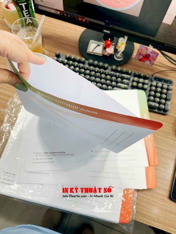 In bao thư lớn 25 x 34 cm công ty tư vấn và hỗ trợ đầu tư cho doanh nghiệp nước ngoài - INKTS1167