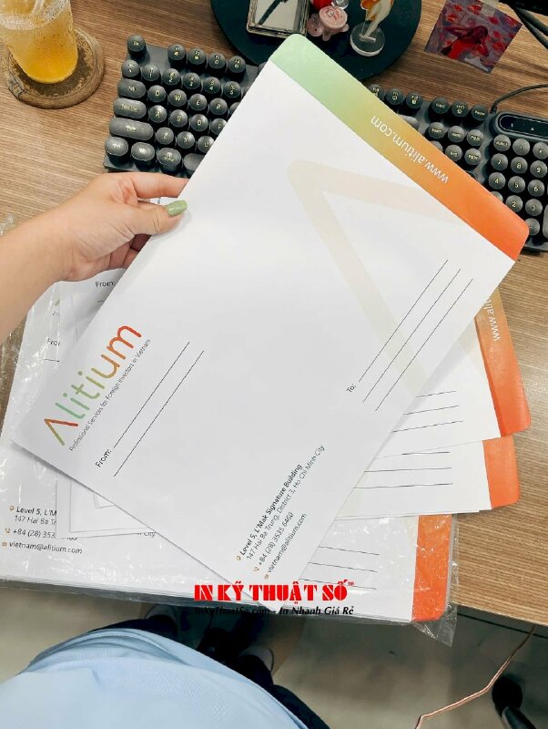 In bao thư lớn 25 x 34 cm công ty tư vấn và hỗ trợ đầu tư cho doanh nghiệp nước ngoài - INKTS1167