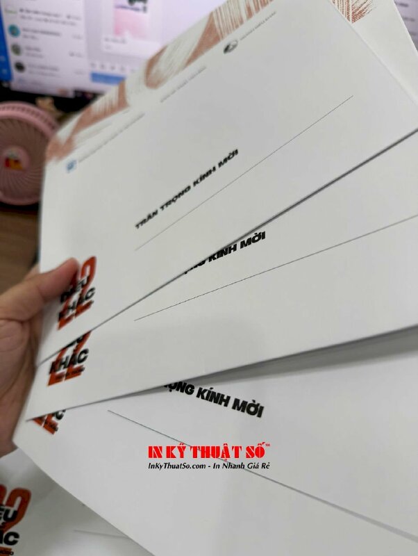 In bao thư nhỏ đựng thiệp mời sự kiện cho khoa, ngành thuộc trường đại học - INKTS1166