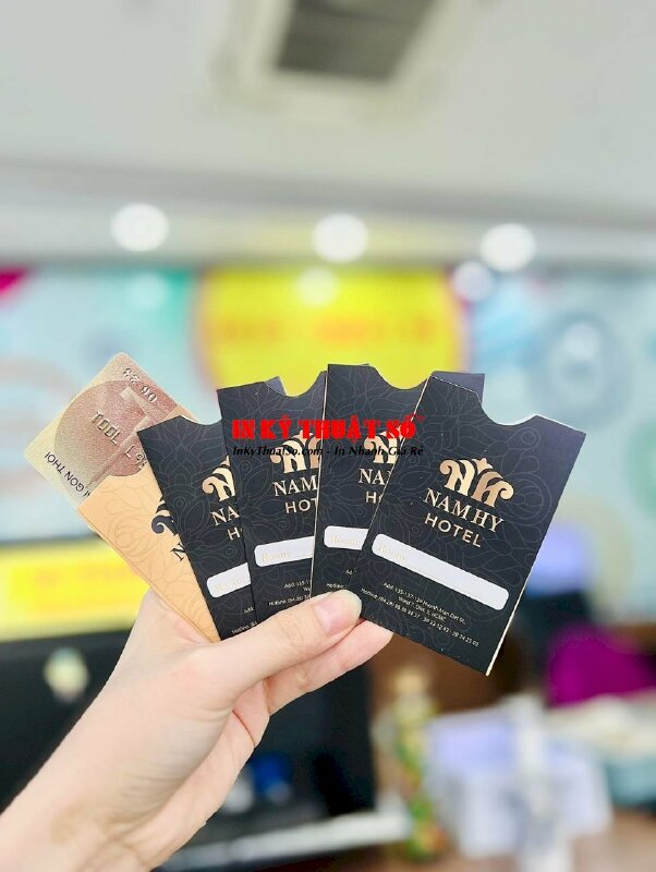In bìa kẹp thẻ từ, bao giấy đựng thẻ nhựa - INKTS248