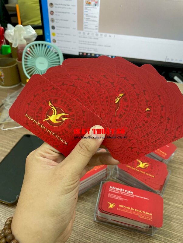 In card visit phó chủ tịch hiệp hội, in card bo góc 2 mặt - INKTS747