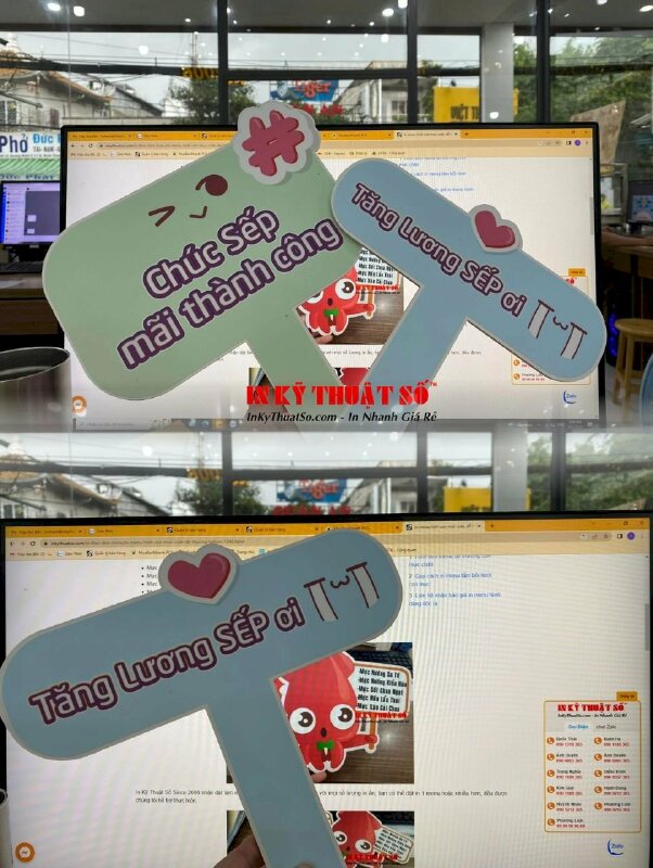 In hashtag cầm tay chúc sếp mãi thành công - hashtag tăng lương sếp ơi - INKTS459