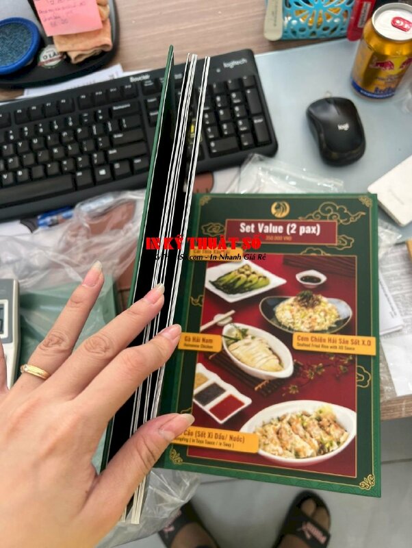 In menu quán ăn tinh hoa ẩm thực Singapore - INKTS594