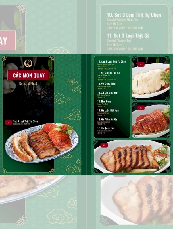 In menu quán ăn tinh hoa ẩm thực Singapore - INKTS594