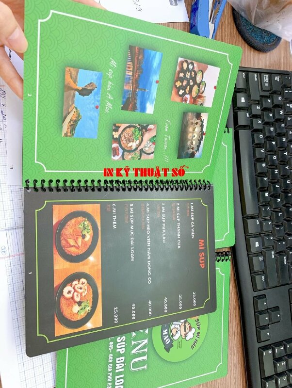 In menu quán mì Đài Loan - INKTS529