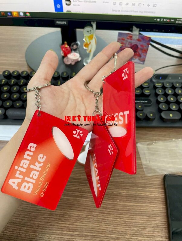 In móc khóa Mica trong làm đồ án tốt nghiệp - INKTS3303