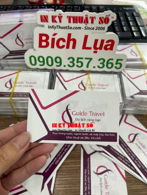 In name card giám đốc kinh doanh công ty du lịch lữ hành - INKTS3300