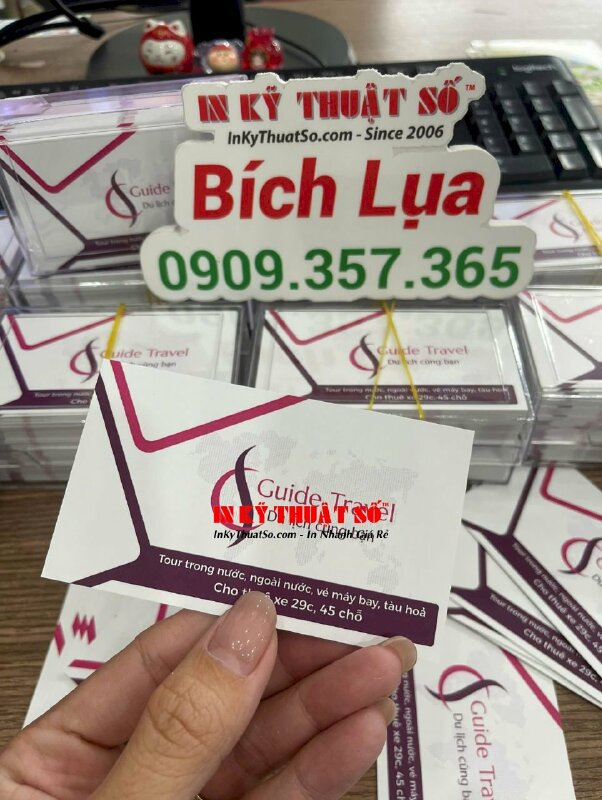 In name card giám đốc kinh doanh công ty du lịch lữ hành - INKTS3300