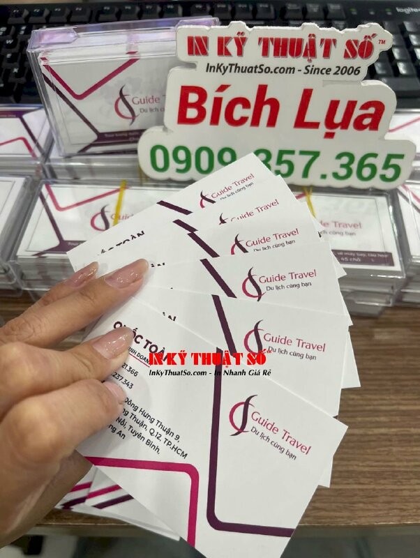 In name card giám đốc kinh doanh công ty du lịch lữ hành - INKTS3300