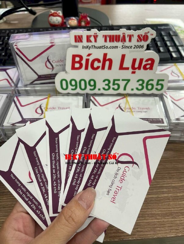 In name card giám đốc kinh doanh công ty du lịch lữ hành - INKTS3300