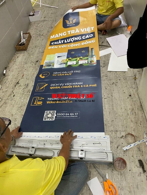 In poster khổ lớn lắp banner cuốn nhôm trưng bày sự kiện - INKTS378
