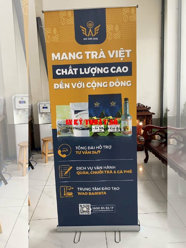 In poster khổ lớn lắp banner cuốn nhôm trưng bày sự kiện - INKTS378
