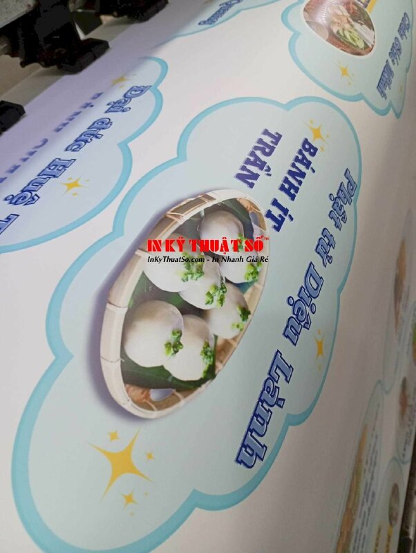In standee 1 mặt cán mờ bồi format, cắt CNC theo file gắn chân đế - INKTS332