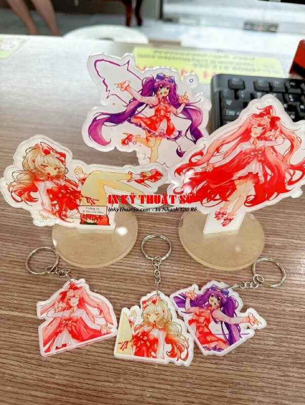 In standee mica nhân vật anime Aisha, Laby, Eve (ELSTAR) (Elsword) Mega Cake Idols - INKTS1085