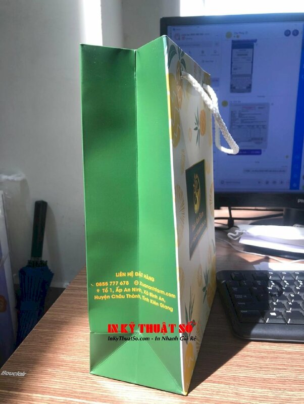 In túi giấy đựng hạt điều, hạt dẻ, hướng dương, hạt dinh dưỡng - INKTS185