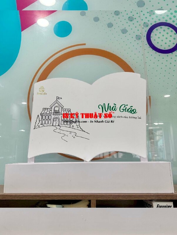In bồi Formex làm bảng tên chúc mừng kèm khay cắm hoa theo yêu cầu - INKTS886