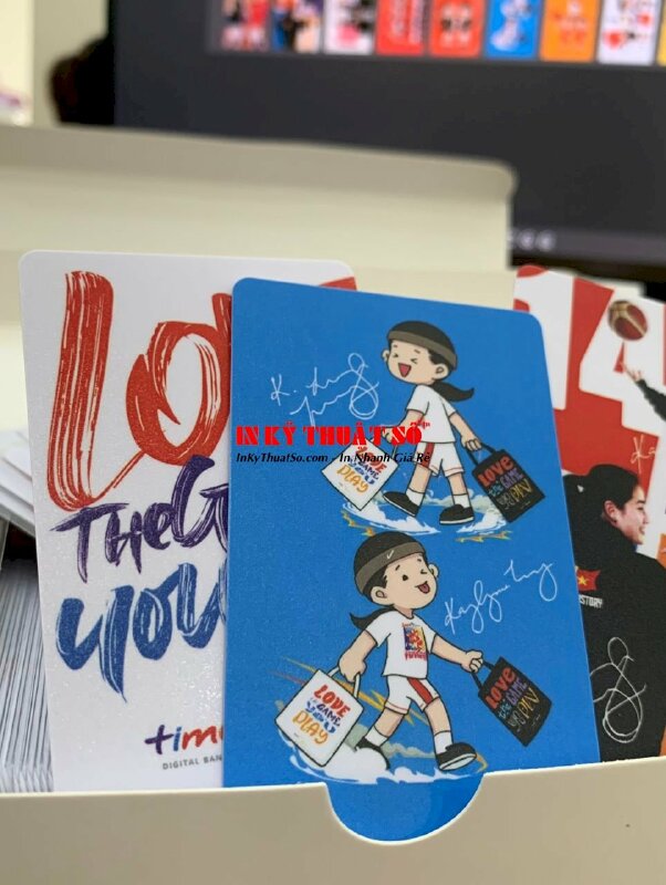In card idol, card thần tượng, card ngôi sao thể thao, in card bo góc mặt - INKTS605