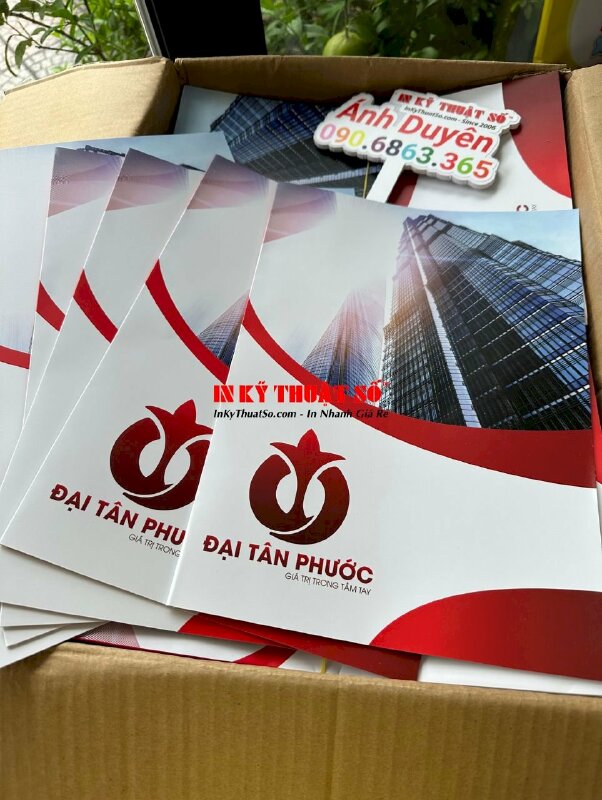 In folder bìa kẹp hồ sơ hợp đồng công ty bất động sản - INKTS535