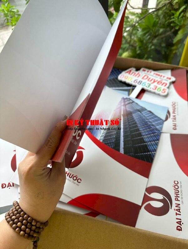 In folder bìa kẹp hồ sơ hợp đồng công ty bất động sản - INKTS535