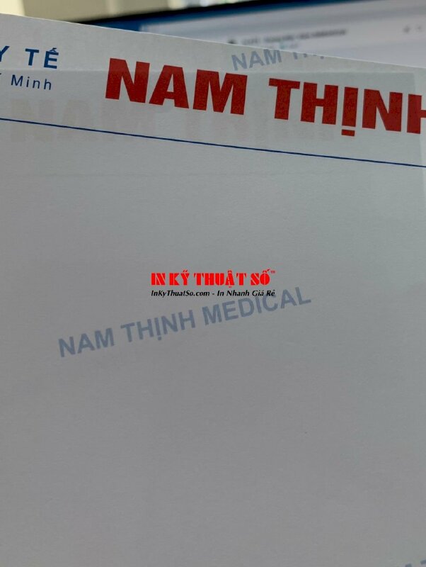 In giấy Letterhead, giấy tiêu đề công ty - INKTS614