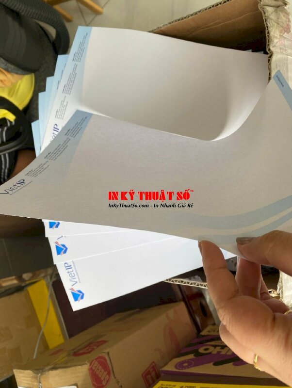 In giấy tiêu đề A4, giấy Fort 100gsm, in 1 mặt - INKTS323