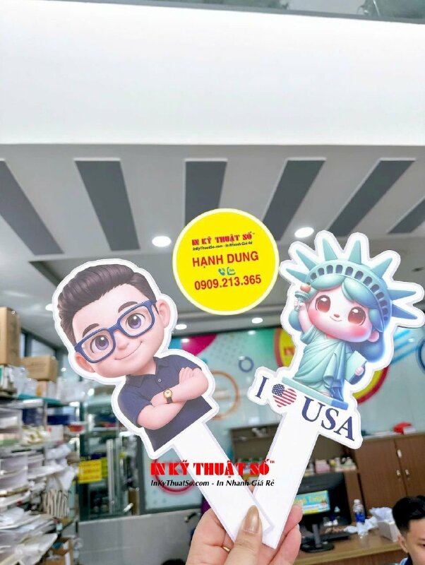 In hashtag cầm tay công ty tư vấn du học Mỹ - INKTS3360