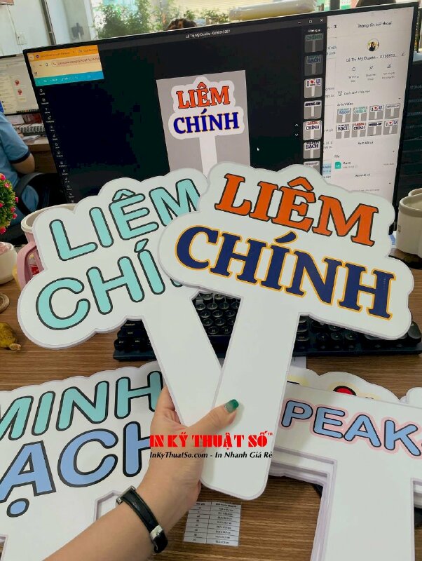 In hashtag cầm tay event sự kiện chụp hình check in - INKTS3358