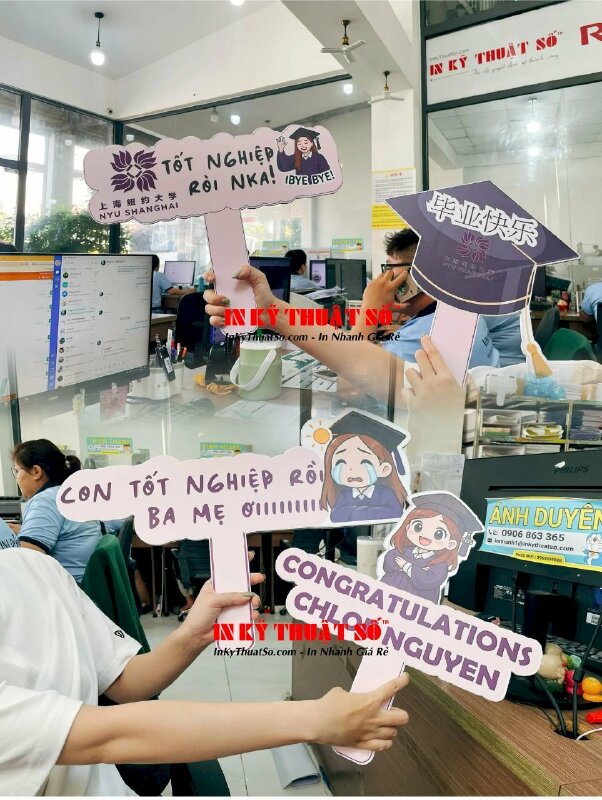 In hashtag cầm tay tốt nghiệp, prop cầm tay tốt nghiệp - INKTS3364