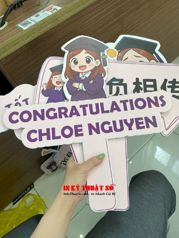 In hashtag cầm tay tốt nghiệp, prop cầm tay tốt nghiệp - INKTS3364